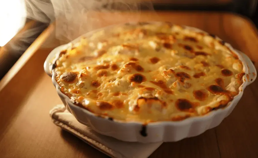 Bacalao gratinado con alioli, jugoso y dorado en pocos minutos