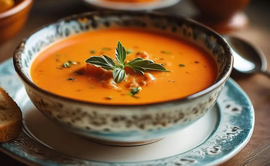 Salmorejo tradicional cremoso, con trucos para acertar