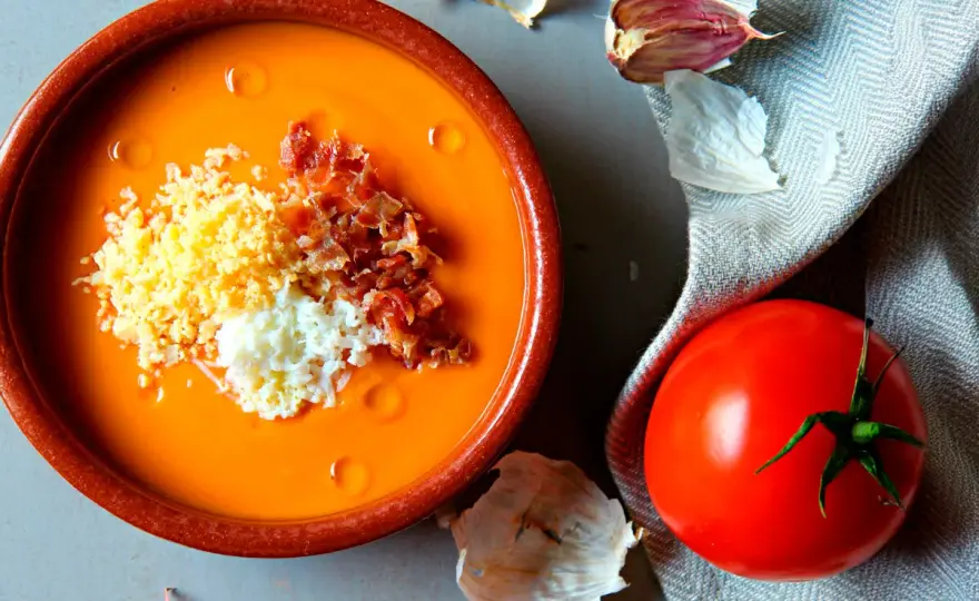Salmorejo Thermomix cremoso con el punto cordobés