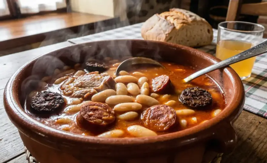 Fabada asturiana en casa - claves para que quede mantecosa