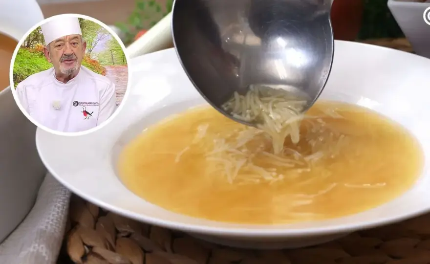 Sopa de fideos casera sin errores - cantidades y trucos