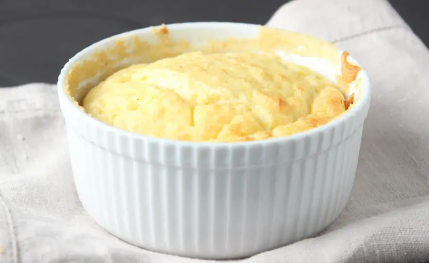 Soufflé de patata alto y dorado - claves para que suba